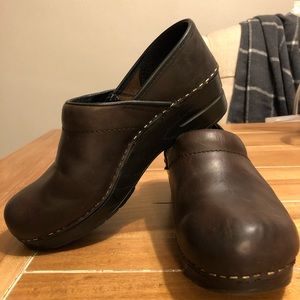 Dansko Professional Clogs in brown